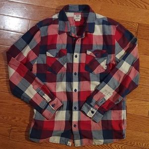 Vans soft flannel plaid shirt